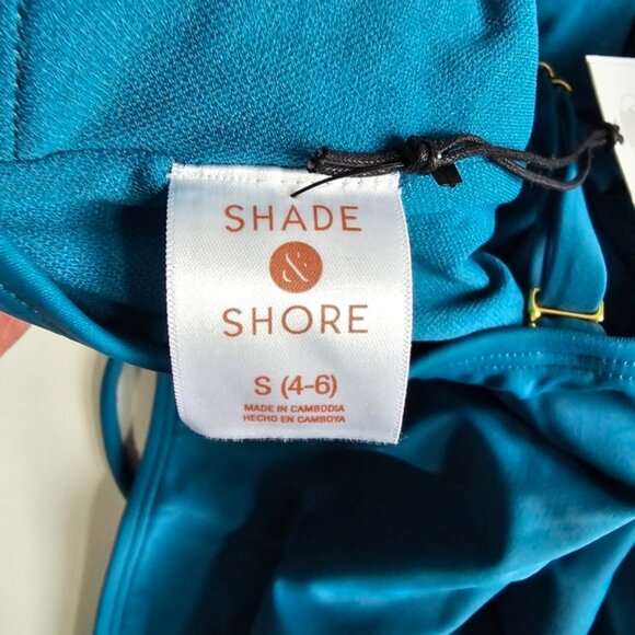 Shade   Shore Blue One-Piece Lace Up Swimsuit Sz Small NEW - Picture 6 of 7